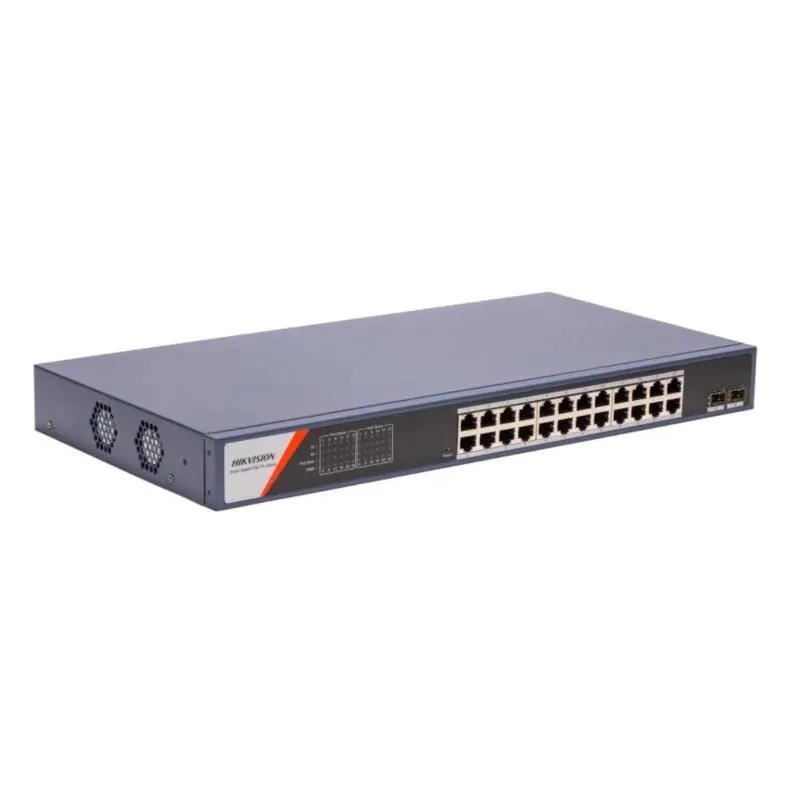 Hikvision DS-3E1526P-SI-24P2F Switch 24xG PoE 2xSF - Imagem de Detalhe 1