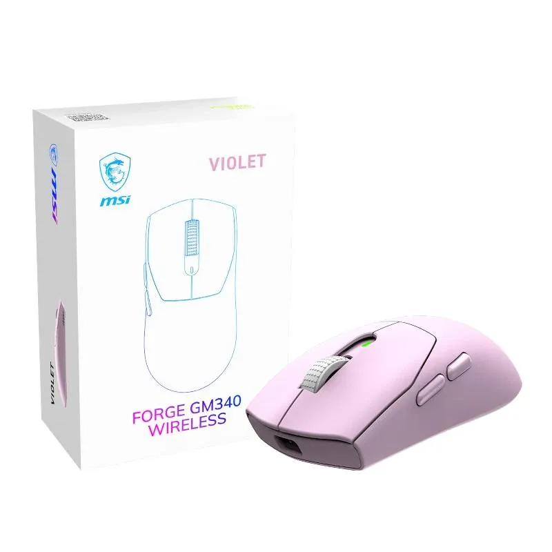 MSI Ratón Inalámbrico FORGE GM340W VIOLET 12000DPI - Imagem de Detalhe 1