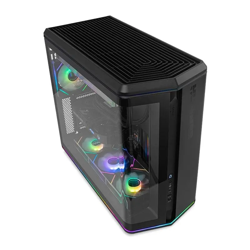 NOX Semitorre ATX Hummer Anvil Cristal Curv Negra - Imagem de Detalhe 2