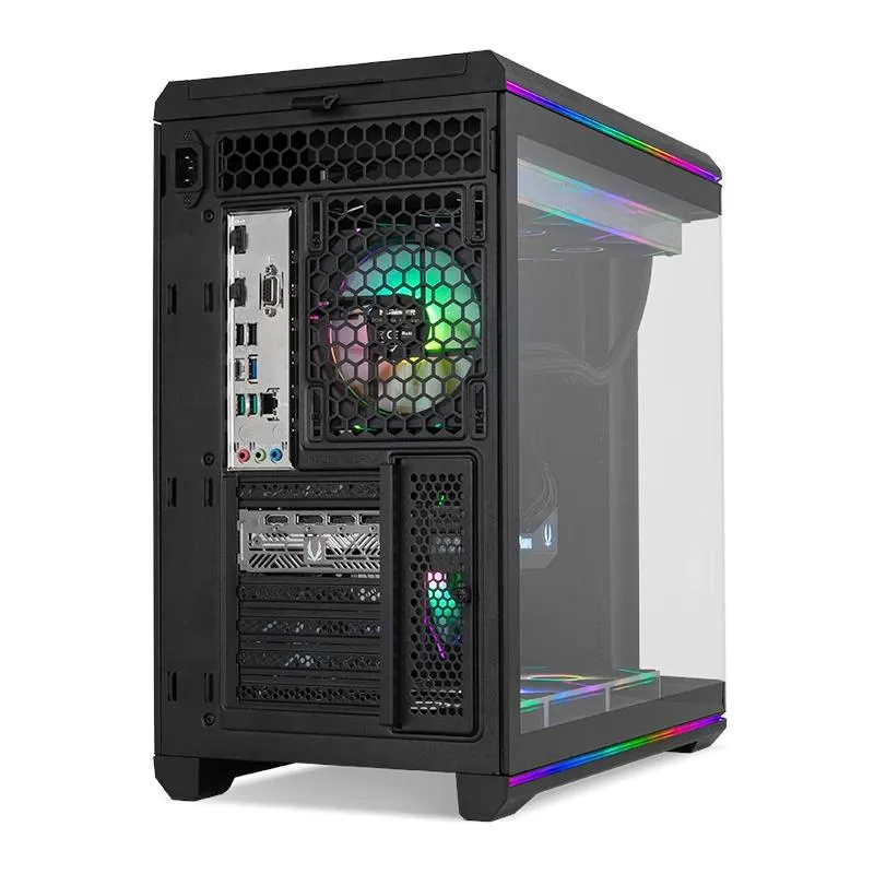 NOX Semitorre ATX Hummer Anvil Cristal Curv Negra - Imagem de Detalhe 3