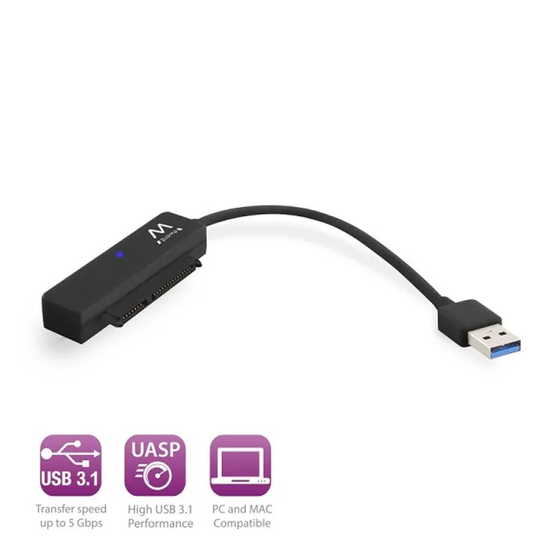 Ewent Cabo USB 3.1 Adaptador SATA 2.5" SSD/HDD - Imagem de Detalhe 12