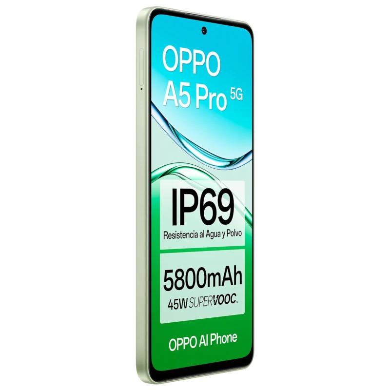 OPPO A5 Pro 5G 6.67" HD+ 256GB 8(+8)GB Verde Oliva - Imagem de Detalhe 7