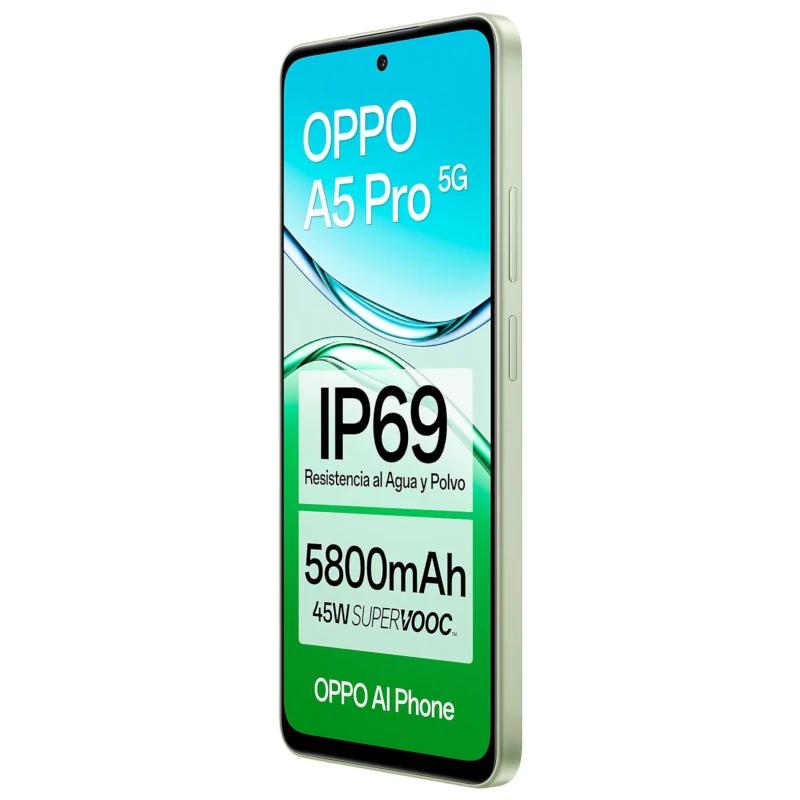 OPPO A5 Pro 5G 6.67" HD+ 256GB 8(+8)GB Verde Oliva - Imagem de Detalhe 8