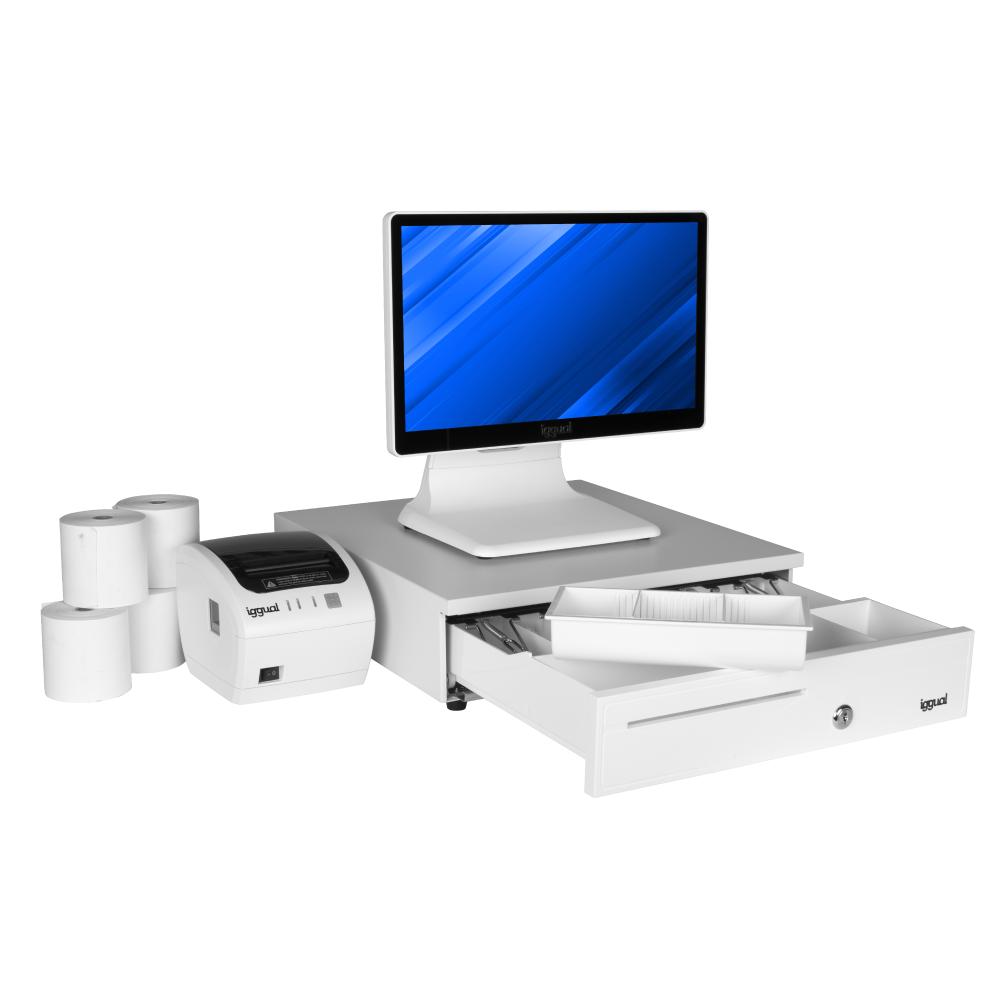 Pack completo TPV blanco 15,6"  N100 30PW EASY80W - Imagem de Detalhe 13