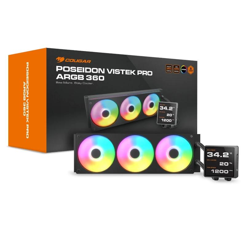 Cougar Ref. Liq Poseidon Vistek Pro ARGB 360 Black - Imagem de Detalhe 6