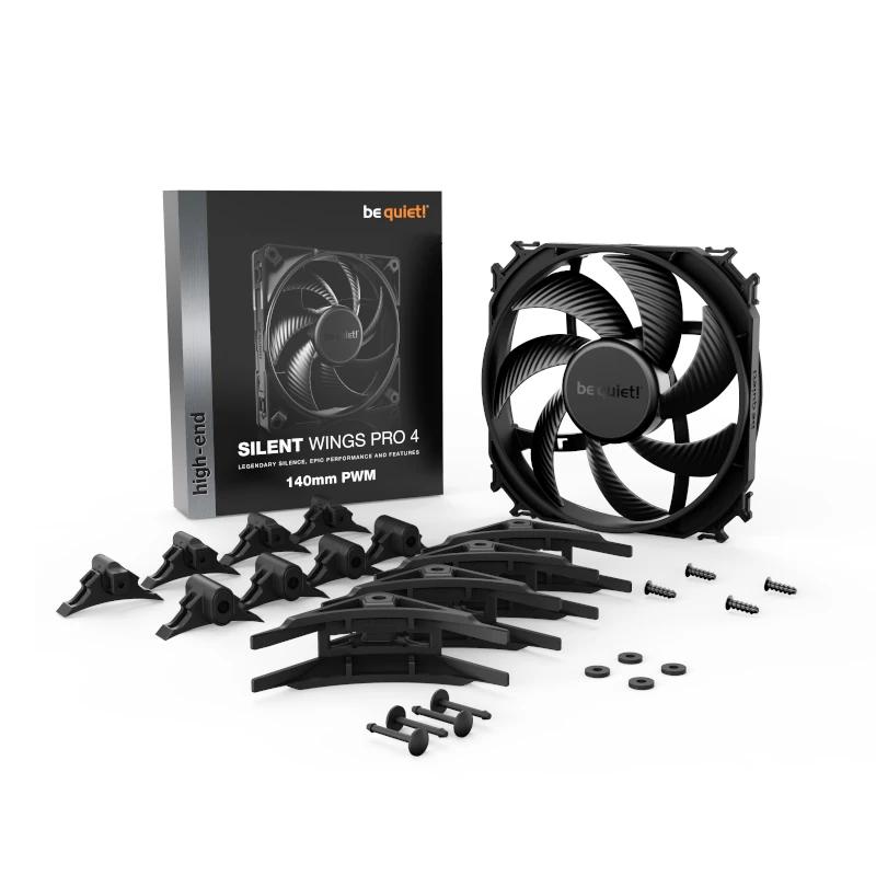 be quiet! Ventilador Silent Wings Pro 4 140mm Negr - Imagem de Detalhe 4