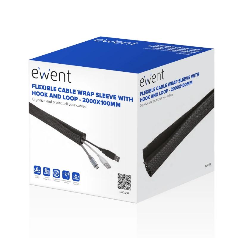 Ewent Manguito gestion cables velcro 2000X100mm - Imagem de Detalhe 3