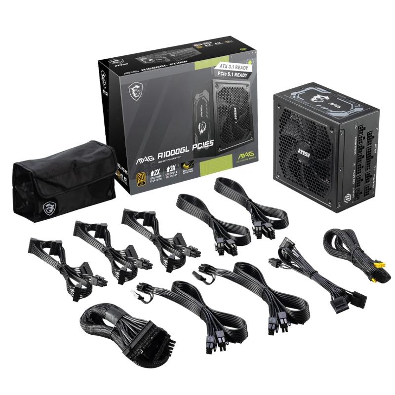 MSI Fonte de Alimentação MAG A1000GL PCIE5 1000WATX - Imagem de Detalhe 6