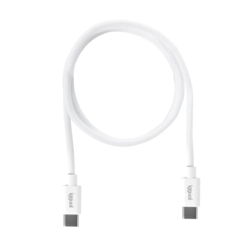 iggual Cabo USB-C/USB-C 100 cm branco Q3.0 3A - Imagem de Detalhe 7