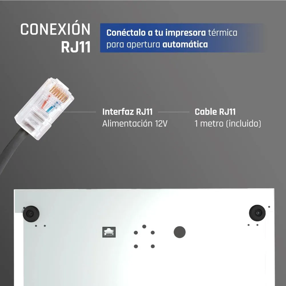 iggual Cajón Portamonedas IRON-50W 42cm 5+8 branco - Imagem de Detalhe 20