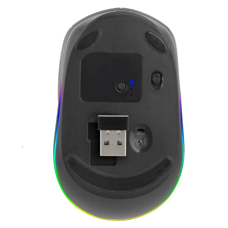 NGS SMOG-RB rato sem fios MULTIDISPOSITIVO PRETO - Imagem de Detalhe 9