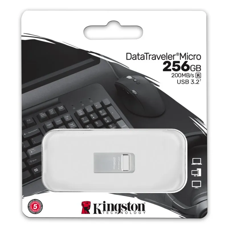 Kingston DataTraveler DTMC3G2 256GB Metal USB3.2 - Imagem de Detalhe 9