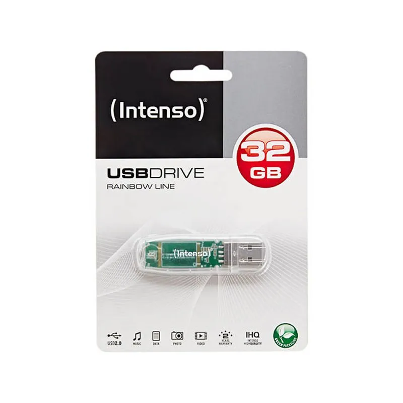 Intenso 3502480 Pen Drive USB 2.0 Arco-íris 32GB Transp - Imagem de Detalhe 3