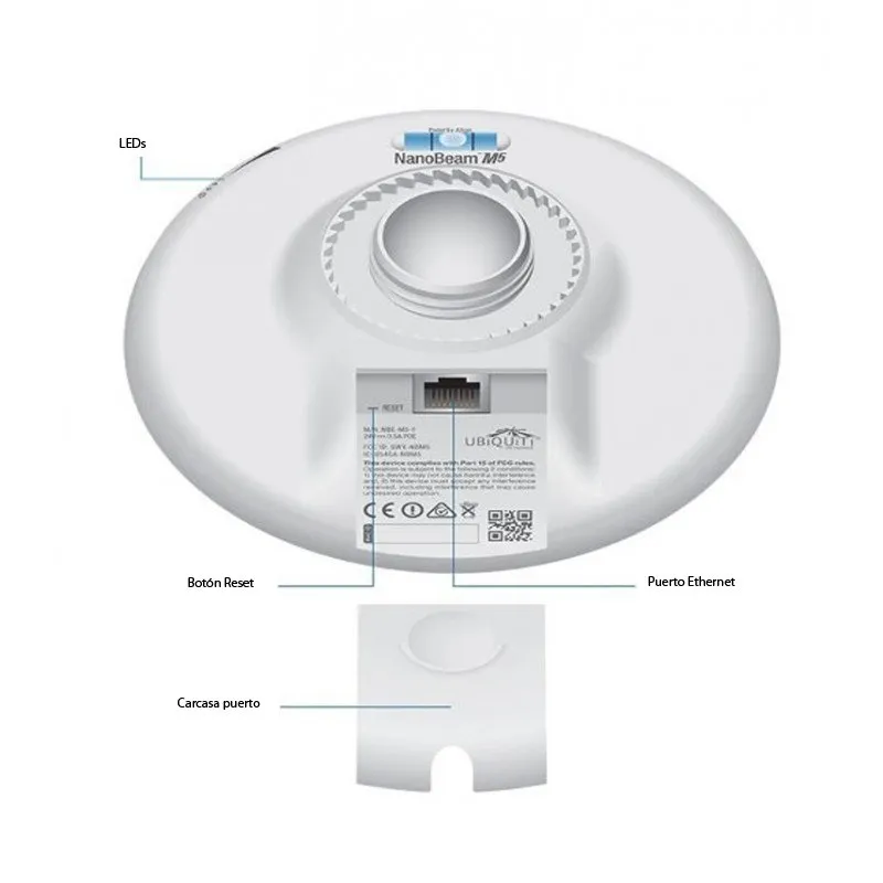 Ubiquiti NanoBeam M NBE-M5-16 5GHz 16dBi - Imagem de Detalhe 9