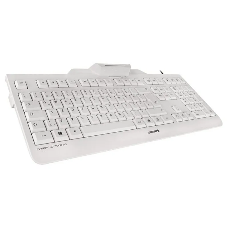 Cherry Teclado+Leitor Chip Integrado (DNIe) Branco - Imagem de Detalhe 9