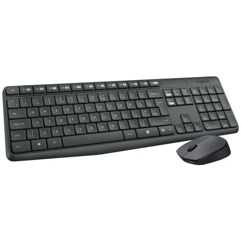 Logitech MK235 Teclado e rato Sem Fios Cinza - Imagem de Detalhe 8