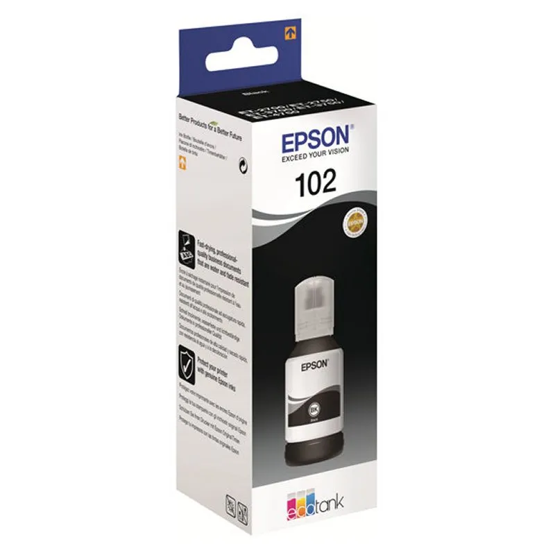 Epson Garrafa de Tinta Ecotank 102 Preto - Imagem de Detalhe 6