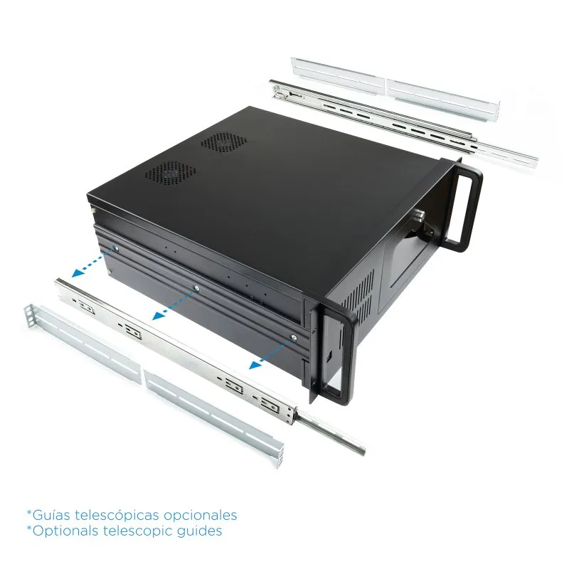Tooq Caixa RACK-406N-USB3 4U 19" ATX Sem F.A Preto - Imagem de Detalhe 7
