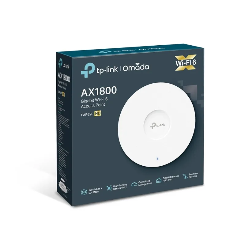 TP-Link EAP620 HD WiFi AX1800 Dual PoE Teto Omada - Imagem de Detalhe 12