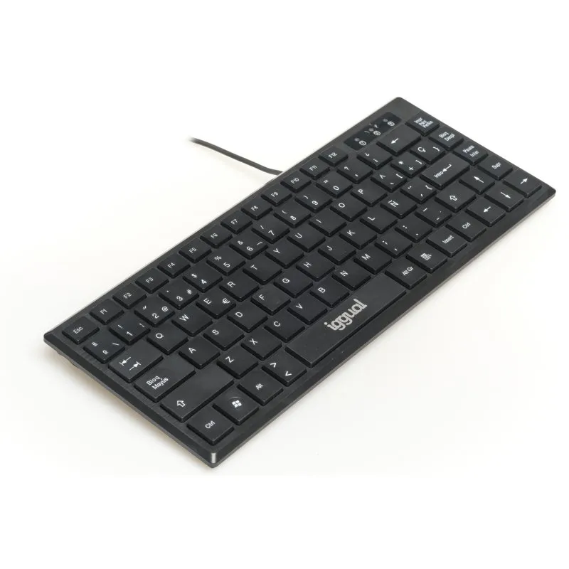 iggual Teclado USB compacto TKL Slim TKL-USB preto - Imagem de Detalhe 7