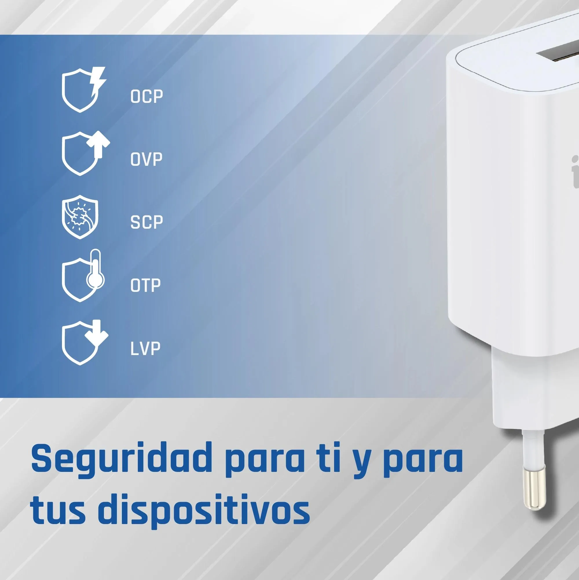 iggual Carregador 1xUSB carga rápida QC3.0 18W - Imagem de Detalhe 14