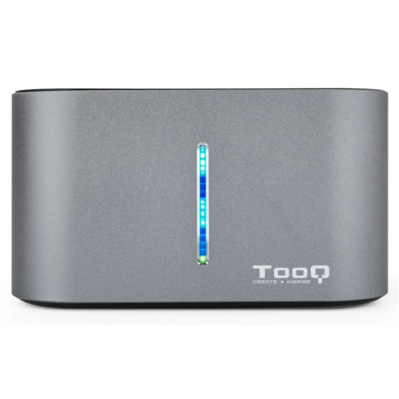 Tooq TQDS-805G Estação de Docagem Dupla Baía HDD Cinza - Imagem de Detalhe 12