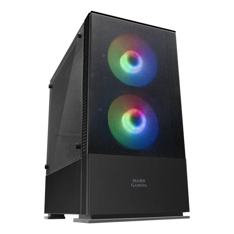 Mars Gaming Caixa MCZ PREMIUM M-ATX 2X FRGB Preta - Imagem de Detalhe 10