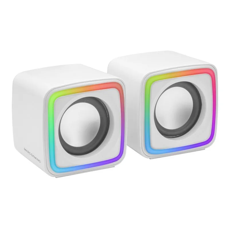 MARS GAMING Colunas MSCUBE Premium 8W Brancas - Imagem de Detalhe 10