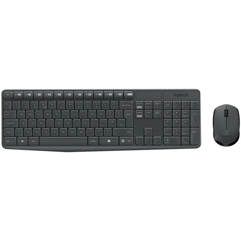 Logitech MK235 Teclado e rato Sem Fios Cinza - Imagem de Detalhe 15