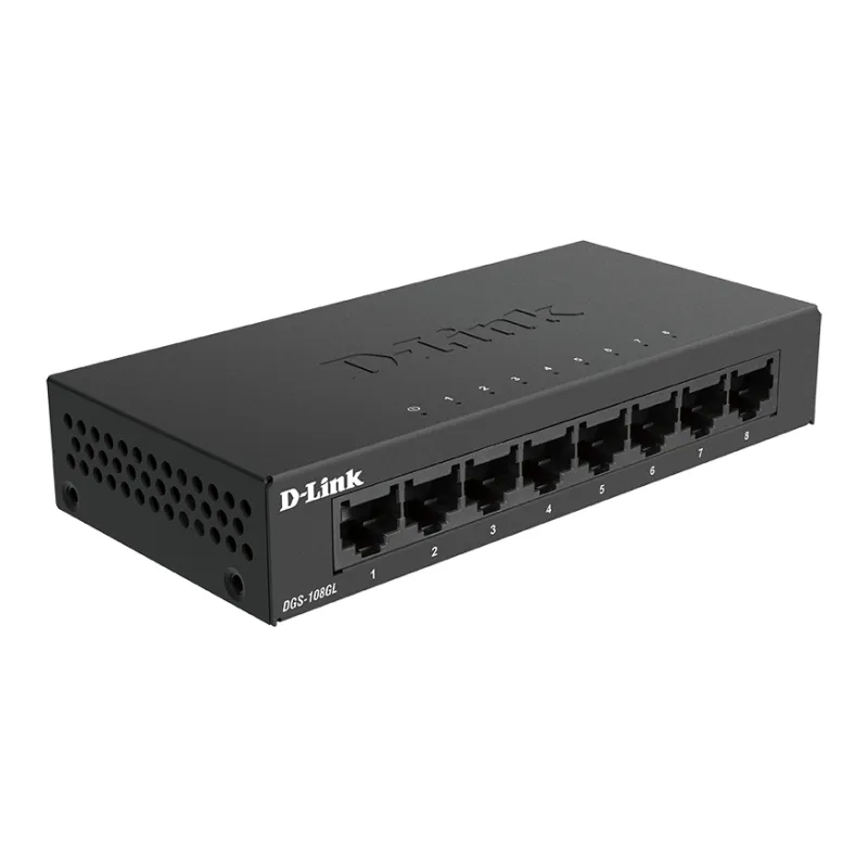 D-Link DGS-108GL Switch 8xGB Metal Plug&Play - Imagem de Detalhe 10