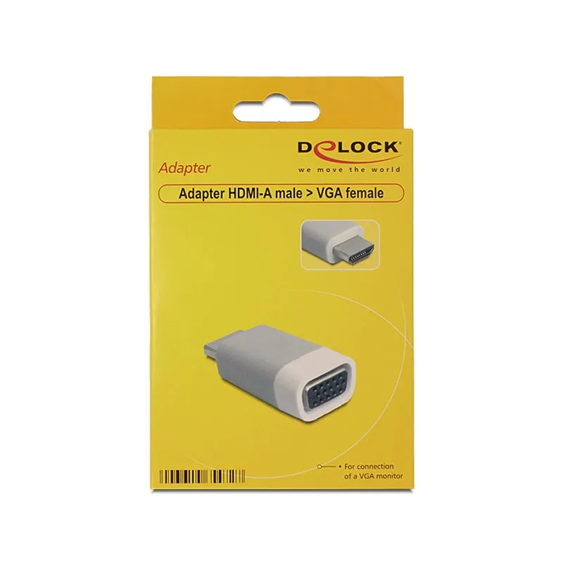Delock Adaptador HDMI-A Macho/ VGA Fêmea - Imagem de Detalhe 12