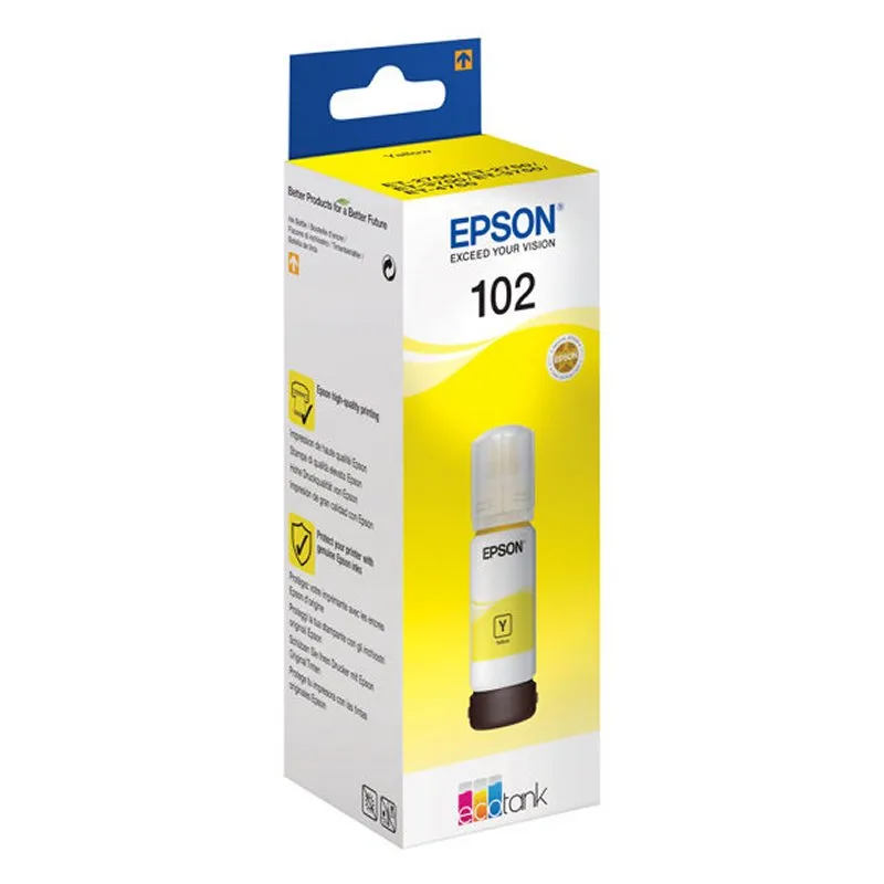 Epson Botella Tinta Ecotank 102 Amarelo - Imagem de Detalhe 11