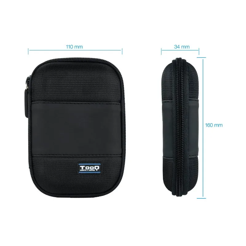 Tooq Funda resistente para disco rígido de 2,5" Preto - Imagem de Detalhe 12