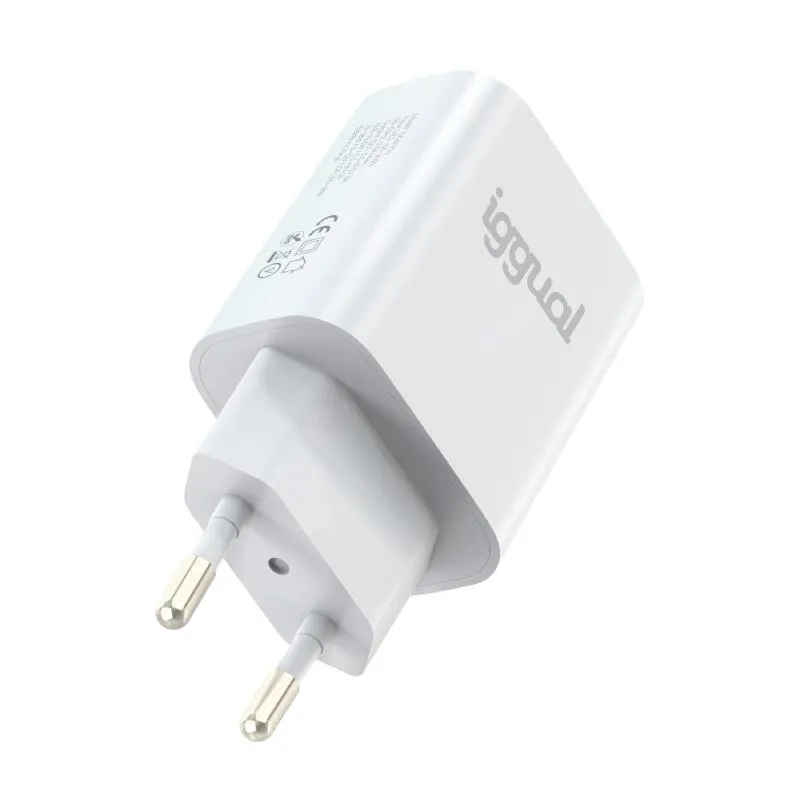 iggual Carregador duplo USB QC3.0 + tipo C PD 20W - Imagem de Detalhe 30