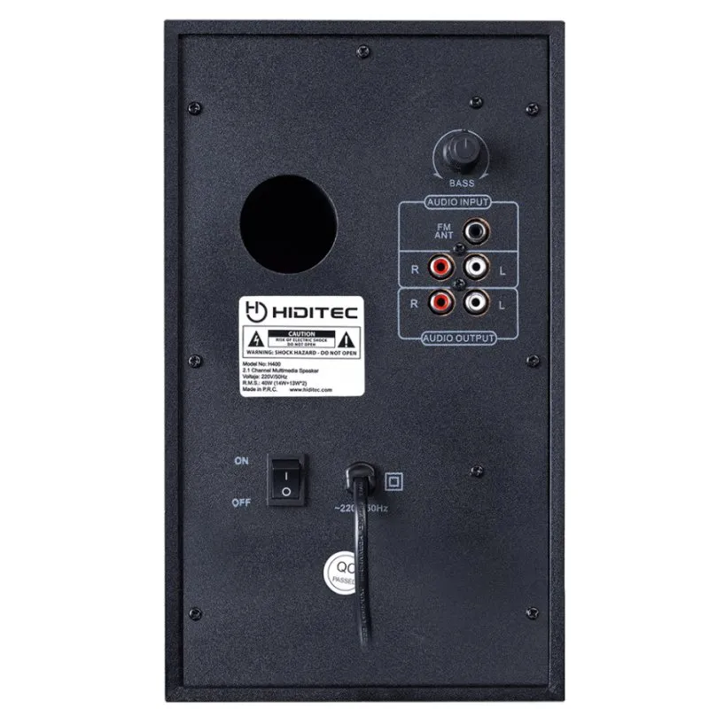 Hiditec Altavoz 2.1 H400 EDIÇÃO ESCURA - Imagem de Detalhe 17