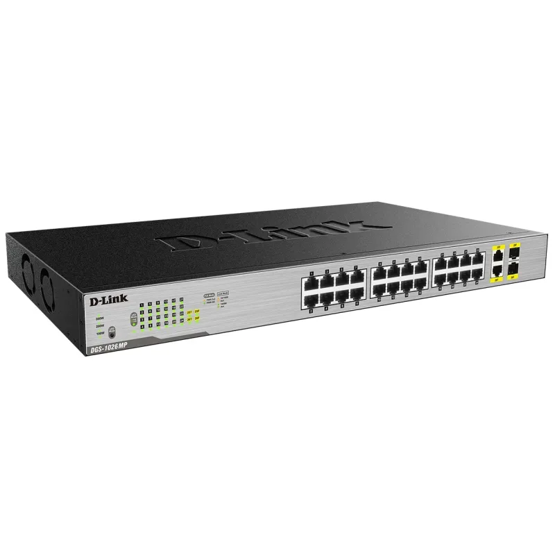D-Link DGS-1026MP Switch 24xGB PoE+ 2xSFP - Imagem de Detalhe 13