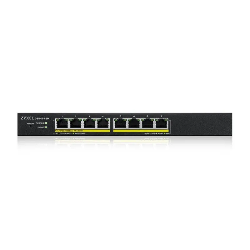 ZyXEL GS1915-8EP Smart Switch 8xGbE PoE 60W Nebula - Imagem de Detalhe 19