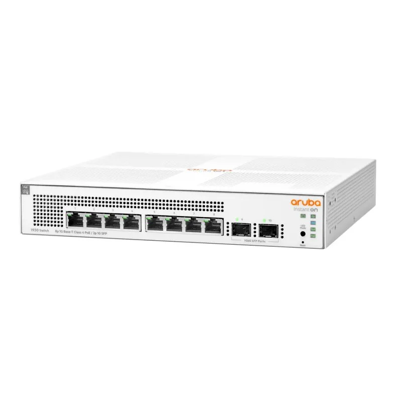 HPE NW IOn 1930 8xGbE PoE 2SFP 124W Comutador - Imagem de Detalhe 14