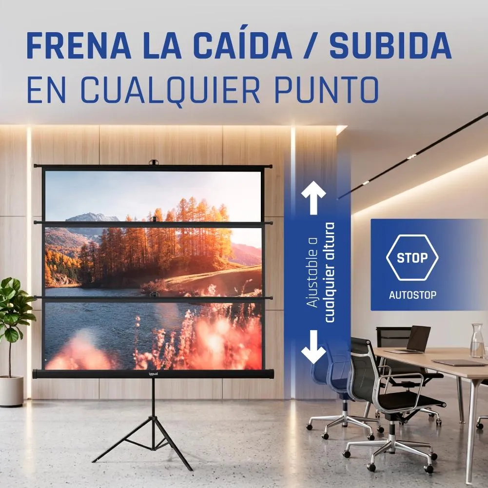 iggual Ecrã 112" 200x200 cm com tripé+bolsa - Imagem de Detalhe 61