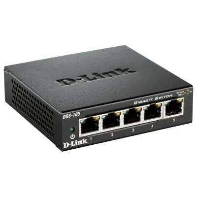 D-Link DGS-105 Switch 5xGB Metal - Imagem de Detalhe 9