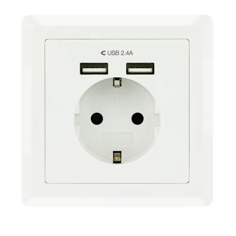 Nanocable Base de enchufe pared schuko+2USB 2.4A - Imagem de Detalhe 28