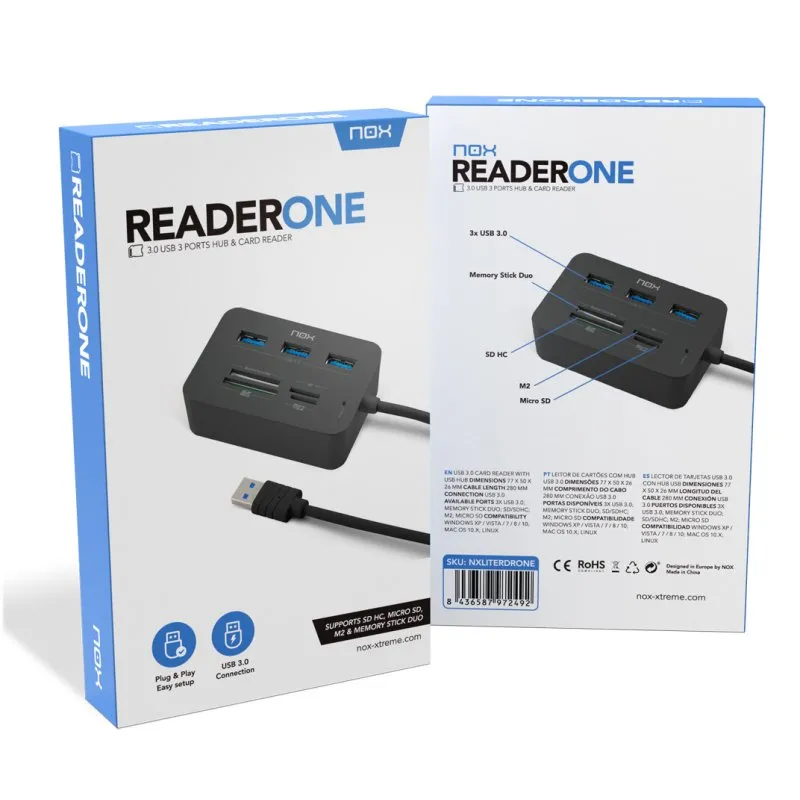 NOX Leitor de cartões USB - Imagem de Detalhe 10
