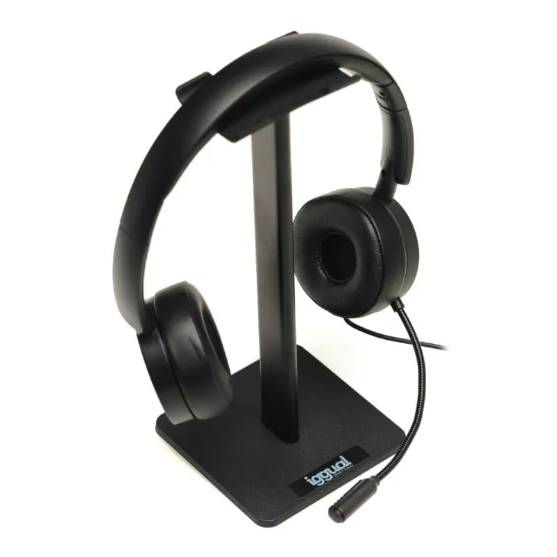 iggual Suporte para auriculares SA22 preto - Imagem de Detalhe 29