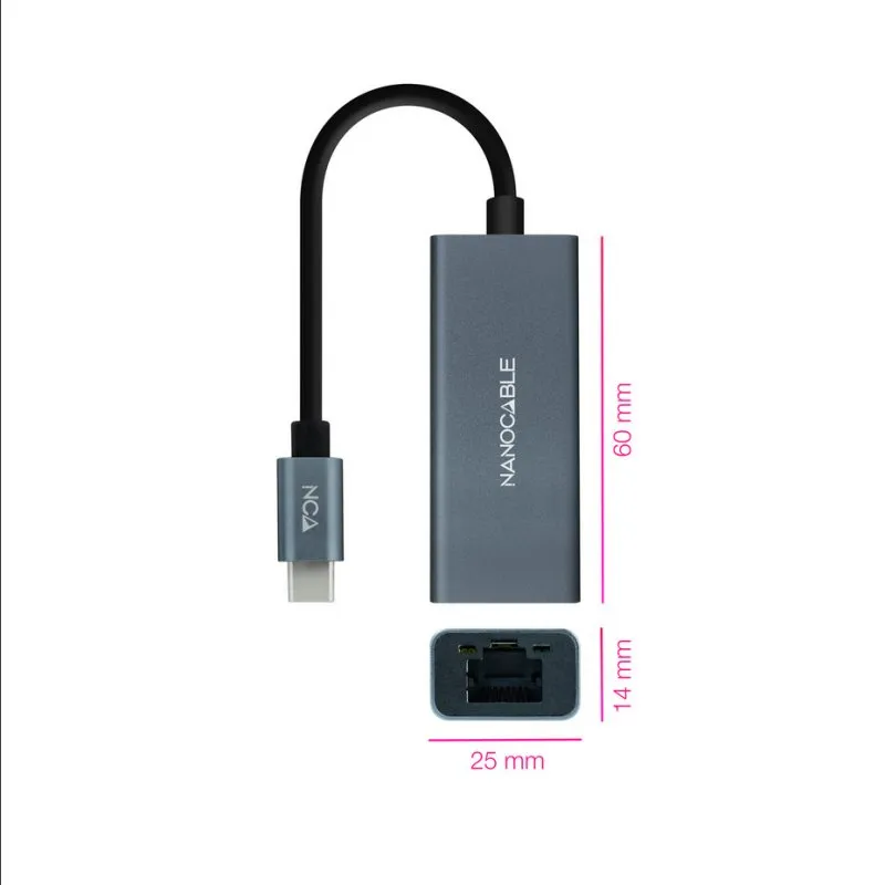 Nanocable Conversor USB-C Ethernet Gigabit - Imagem de Detalhe 19