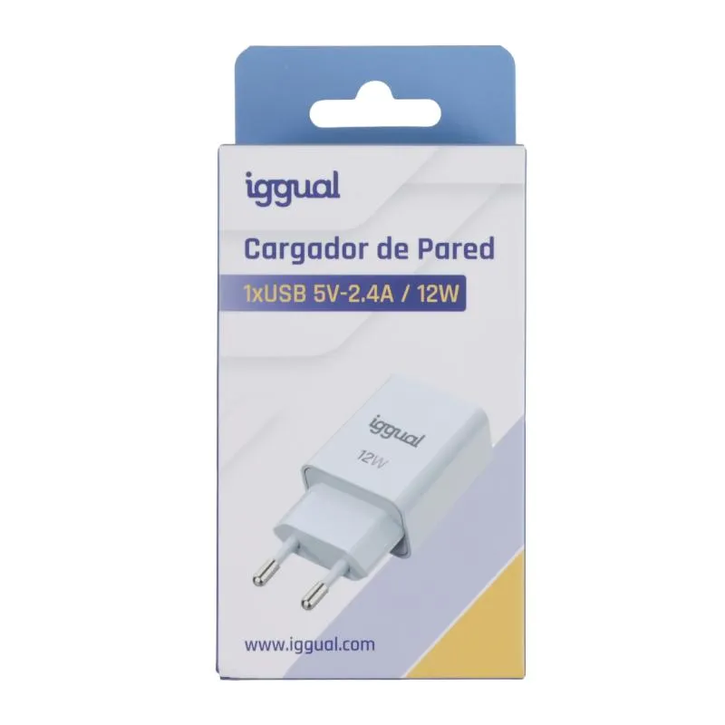 iggual Carregador de parede 1xUSB 5V/2.4A (12W) - Imagem de Detalhe 37