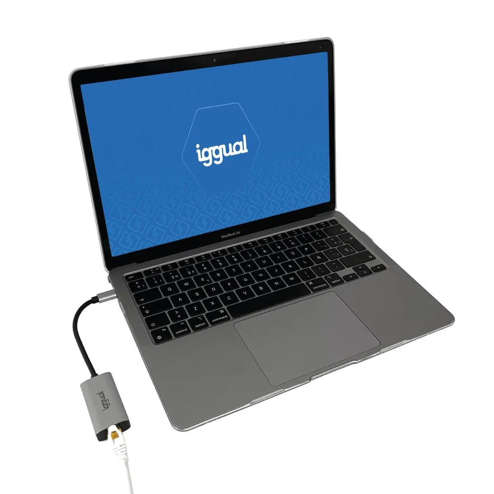 iggual Adaptador tipo C a RJ45 Gigabit 1000Mbps - Imagem de Detalhe 35