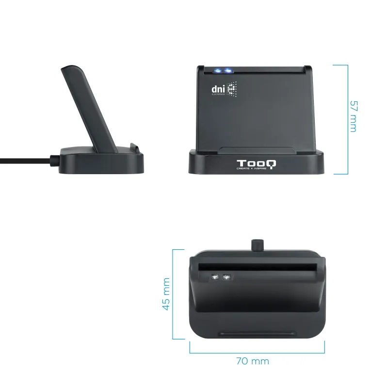 Tooq Leitor de cartões DNIE VISION USB 2.0 - Imagem de Detalhe 32