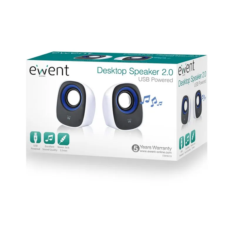 EWENT Colunas de escritório 2.0 USB - Imagem de Detalhe 22