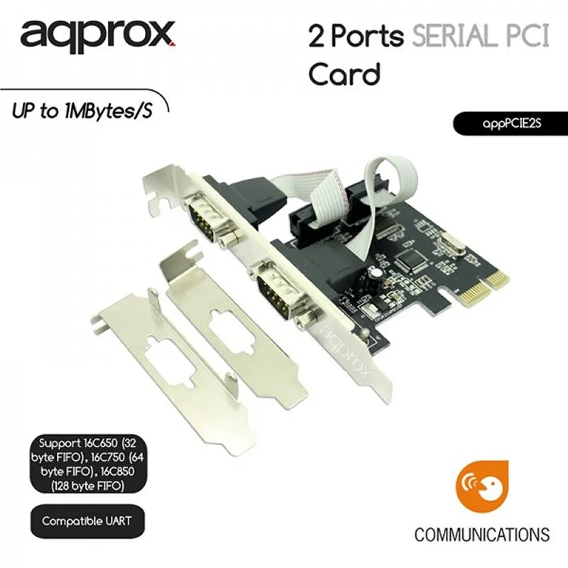 approx! APPPCIE2S Tarj. Cont. 2 Série PCI-E LP&HP - Imagem de Detalhe 24