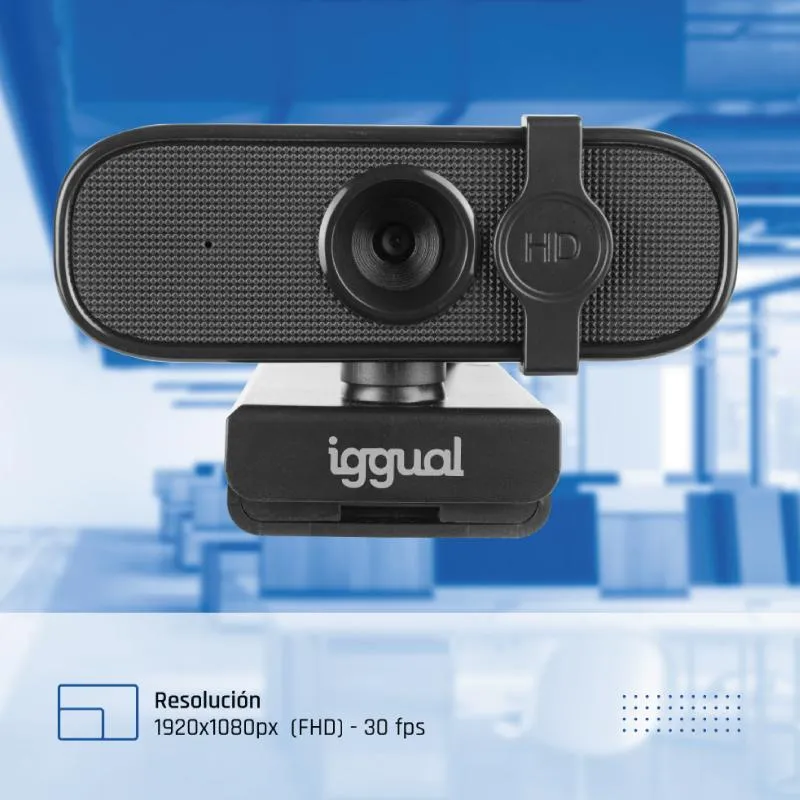 iggual Webcam USB FHD 1080p WC1080 Visão Rápida - Imagem de Detalhe 78